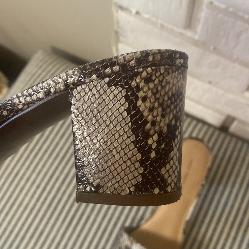 Who What Wear‎ sandal block heel snakeskin - Picture 4 of 5